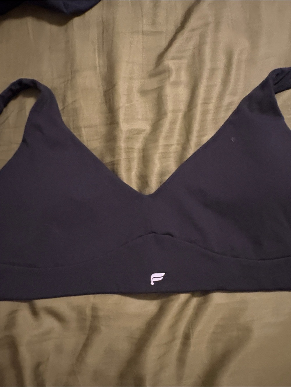 Fabletics Black Seamless Wireless Bralette